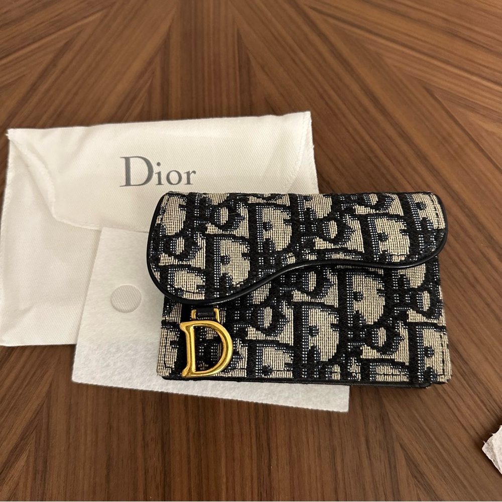 Dior saddle cardholder
